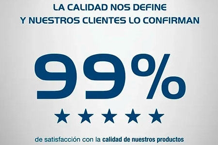 La satisfacción de nuestros clientes es una prioridad 💙